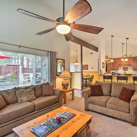 Big Bear Cabin With Spacious Deck And Fireplace!